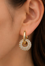 Load image into Gallery viewer, Celine convertible Hoop earrings
