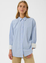 Load image into Gallery viewer, Part Two SavannaPW Blouse Hydrangea Stripe
