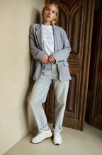 Load image into Gallery viewer, Yaya Mid Grey Cargo Jeans
