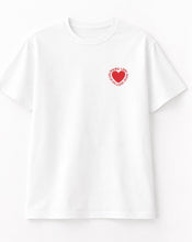 Load image into Gallery viewer, White Heart Tee
