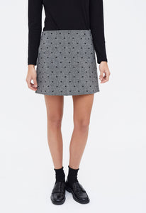 Clara Grey Heart Skirt