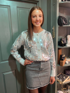 Amelia Sequin Cardigan