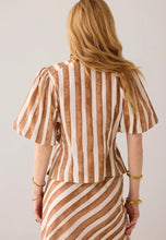 Load image into Gallery viewer, Selena Top Stripe Tencel
