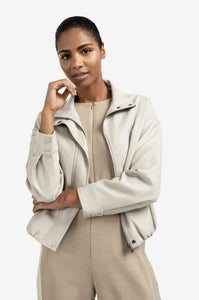 Yasmine Faux Leather Jacket