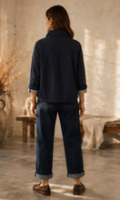 Load image into Gallery viewer, Willow Crop Trench in Navy
