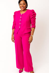 Coco Doll Hot Pink Trouser Suit