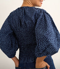 Load image into Gallery viewer, Willow Navy Spotty Top
