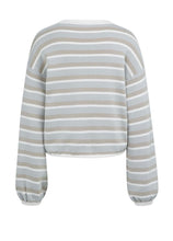 Load image into Gallery viewer, YaYa Rib Stripe Knit drawstring hem
