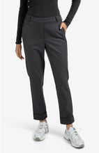Load image into Gallery viewer, Yasmine Oyster Black Trousers
