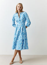 Load image into Gallery viewer, More and More Blue Print Dress
