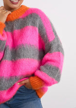 Load image into Gallery viewer, Willow Hot Pink Stripe Knit
