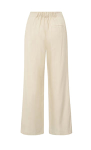 Yasmine Linen Mix Trousers Sand