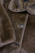 Load image into Gallery viewer, Fee G Nina Remi Faux Fur Coat Chocolate
