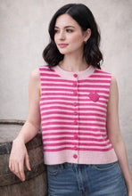 Load image into Gallery viewer, Millie Stripe Sleeveless Knit
