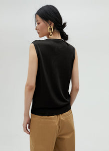 Maggie Black Fine Knit