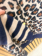 Load image into Gallery viewer, Willow Navy Leopard Cardigan
