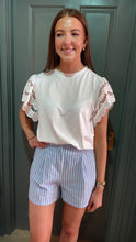 Load image into Gallery viewer, Chloe Blue Stripe Short

