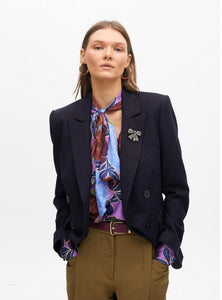Maggie Pinstripe Blazer