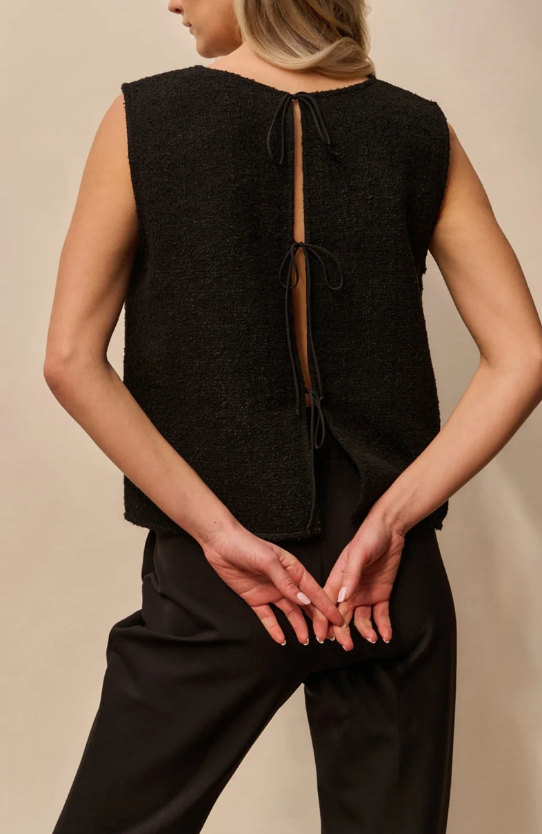 Yasmine Sleeveless Top with ties