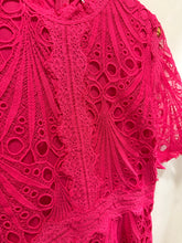 Load image into Gallery viewer, Mary Raspberry Lace Dress
