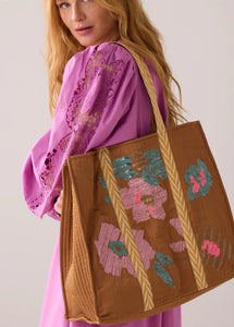 Selena Satin Embroidered Bag