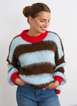 Load image into Gallery viewer, Willow Red/Blue Stripe Knit
