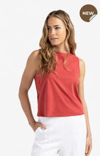 Load image into Gallery viewer, Yasmine Scarlet Sage Sleeveless Top

