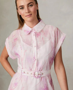 Fee G Diaz Pink Short Dress