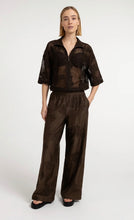 Load image into Gallery viewer, Yaya Mesh Jacket with Embellishments Brown

