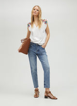 Load image into Gallery viewer, Maggie Sequin White Top
