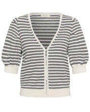 Load image into Gallery viewer, Part Two BindiPW Cardi Navy Stripe *NEW
