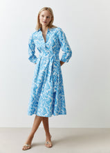 Load image into Gallery viewer, More and More Blue Print Dress
