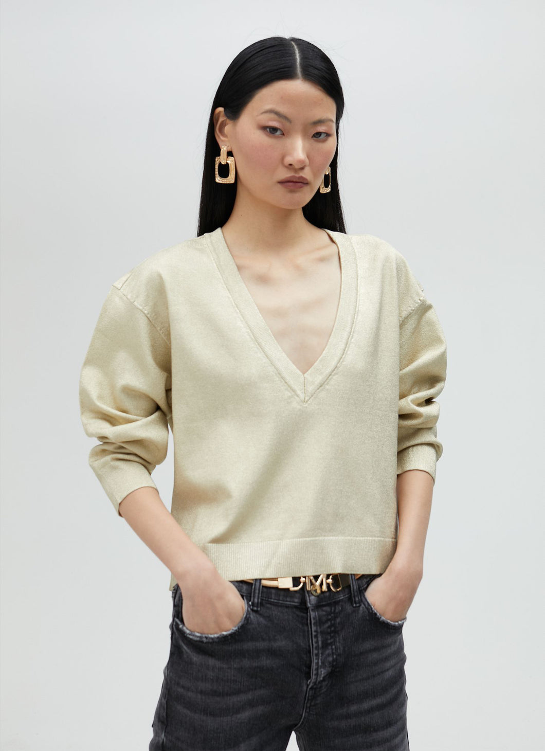 Maggie Gold Sweater