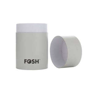 FOSH Ice Cream White | Insulated Coffee Cup: Spill-proof with cover