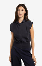 Load image into Gallery viewer, Yasmine Inkwell Sleeveless Hoodie
