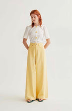 Load image into Gallery viewer, Clara White Daisy Button Blouse
