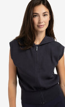 Load image into Gallery viewer, Yasmine Inkwell Sleeveless Hoodie
