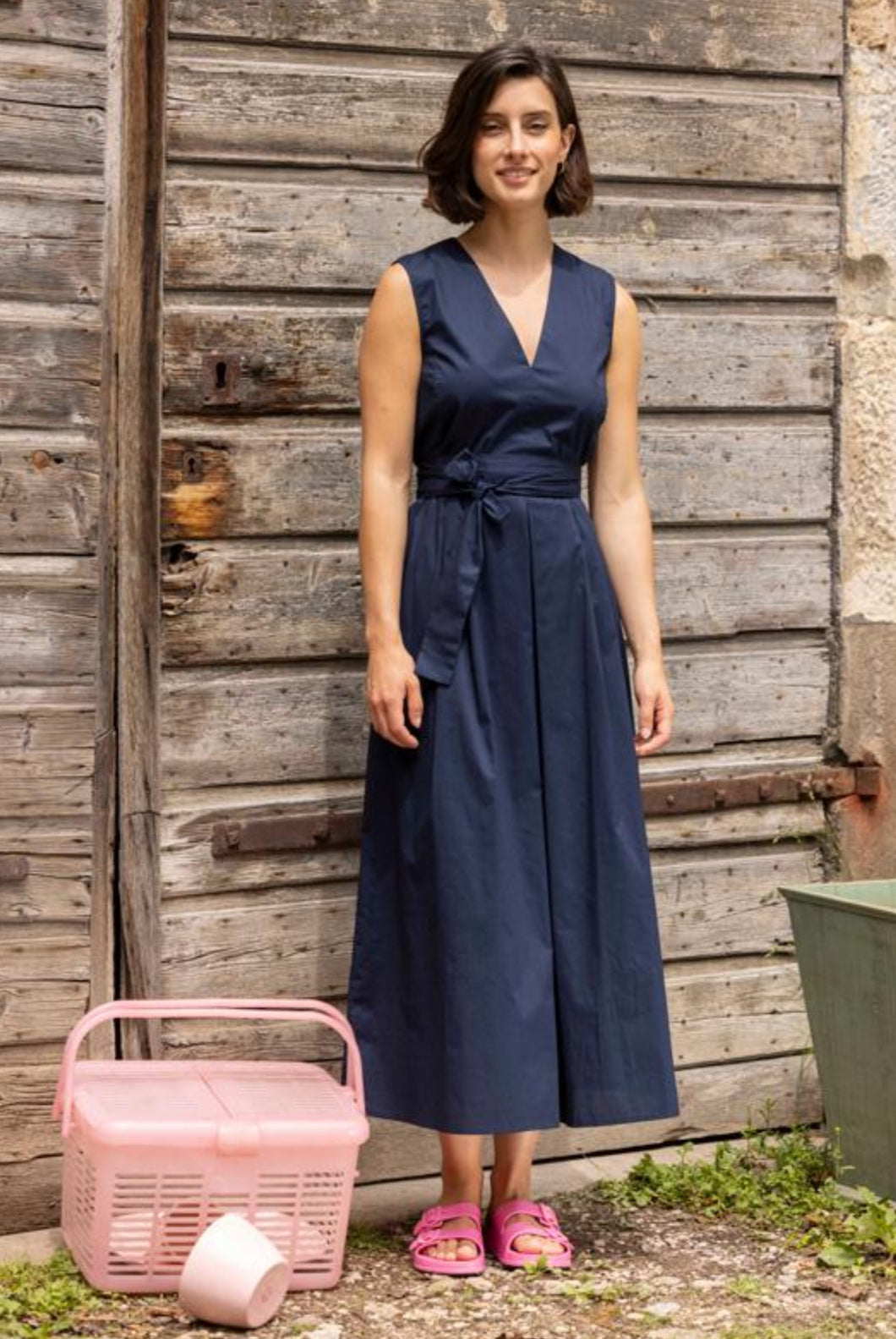 Mary Navy Dress