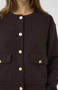 InWear Gida VincentIW Jacket Chocolate Brown