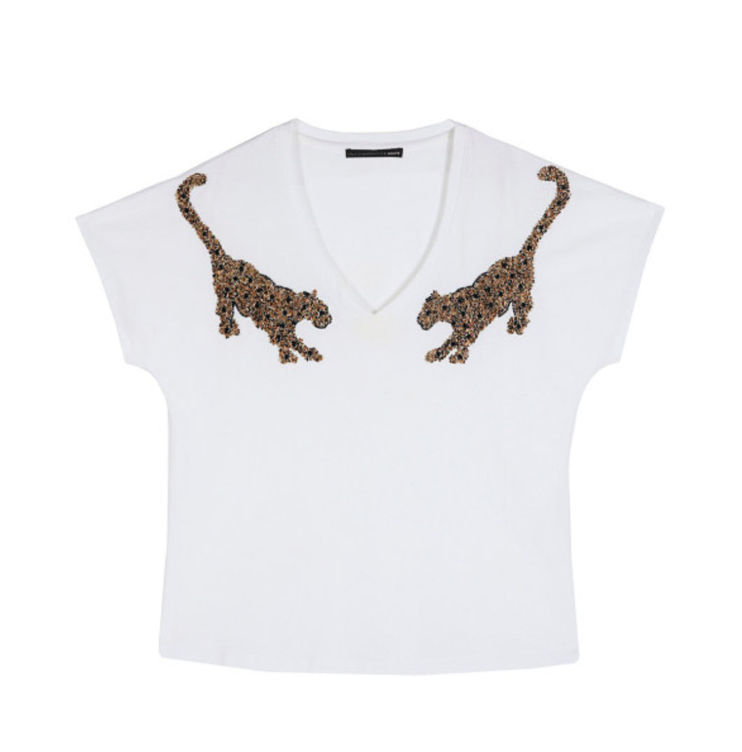 Maggie Leopard Tee