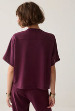 Load image into Gallery viewer, Summum Boxy Scuba Top Deep Burgundy
