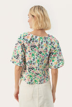 Load image into Gallery viewer, Part Two EstermarinePW Blouse Green Multi Flower
