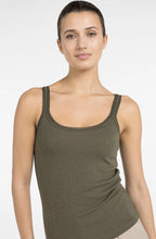 Load image into Gallery viewer, Yaya  Army Green Singlet
