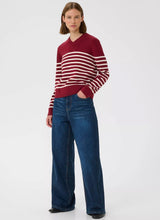 Load image into Gallery viewer, InWear Wallis Stripe Jumper Cabernet
