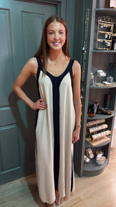 Faith navy/Stone Dress