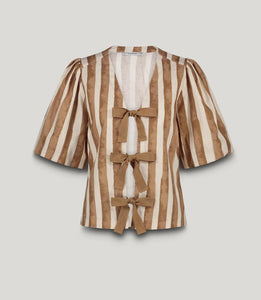 Selena Top Stripe Tencel