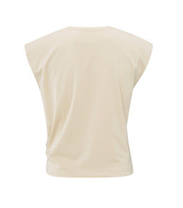 Yasmine  Sleeveless Top Sand