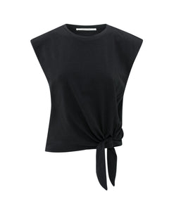 Yasmine  Sleeveless Top Washed Black