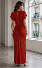 Load image into Gallery viewer, Brooke Slinky Rust Dress *NEW
