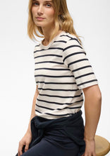 Load image into Gallery viewer, Part Two RatanaPW Tee Navy/Eggnog Stripe *NEW
